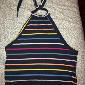 Striped Halter Top